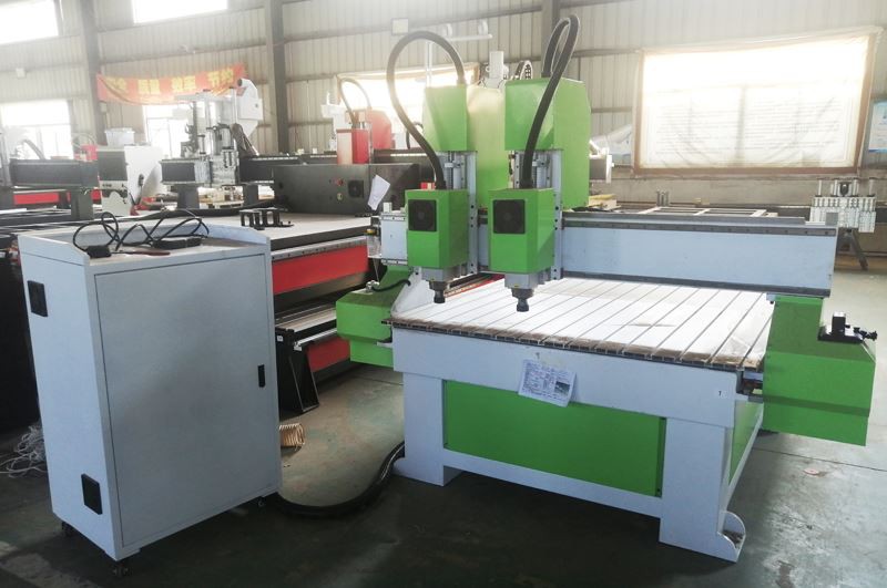 two spindles cnc router 