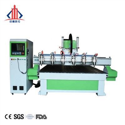 6 Heads Wood Cnc Router