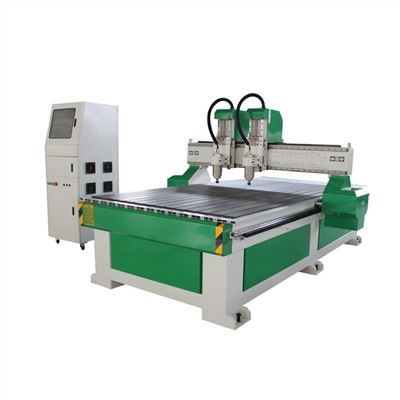 Independent Double Heads Wood CNC Router