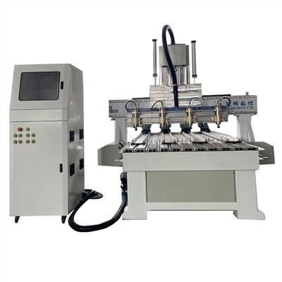 4 Axis Multi Heads Rotary CNC Router For Furniture Sofa Rifle People Figure Statue 3D Relief CNC Car