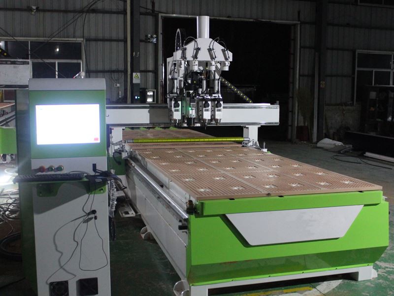 double tables four process cnc router