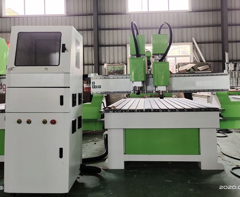 2 heads cnc router 