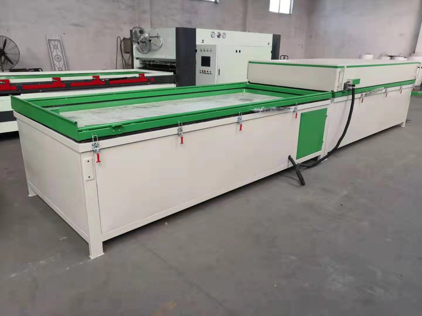 semi auto vacuum membrane press machine