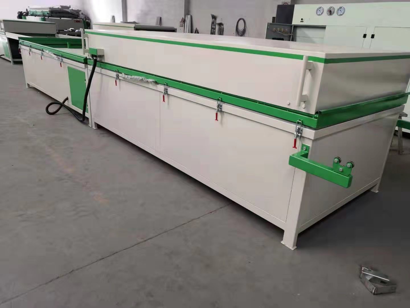 semi auto vacuum membrane press machine