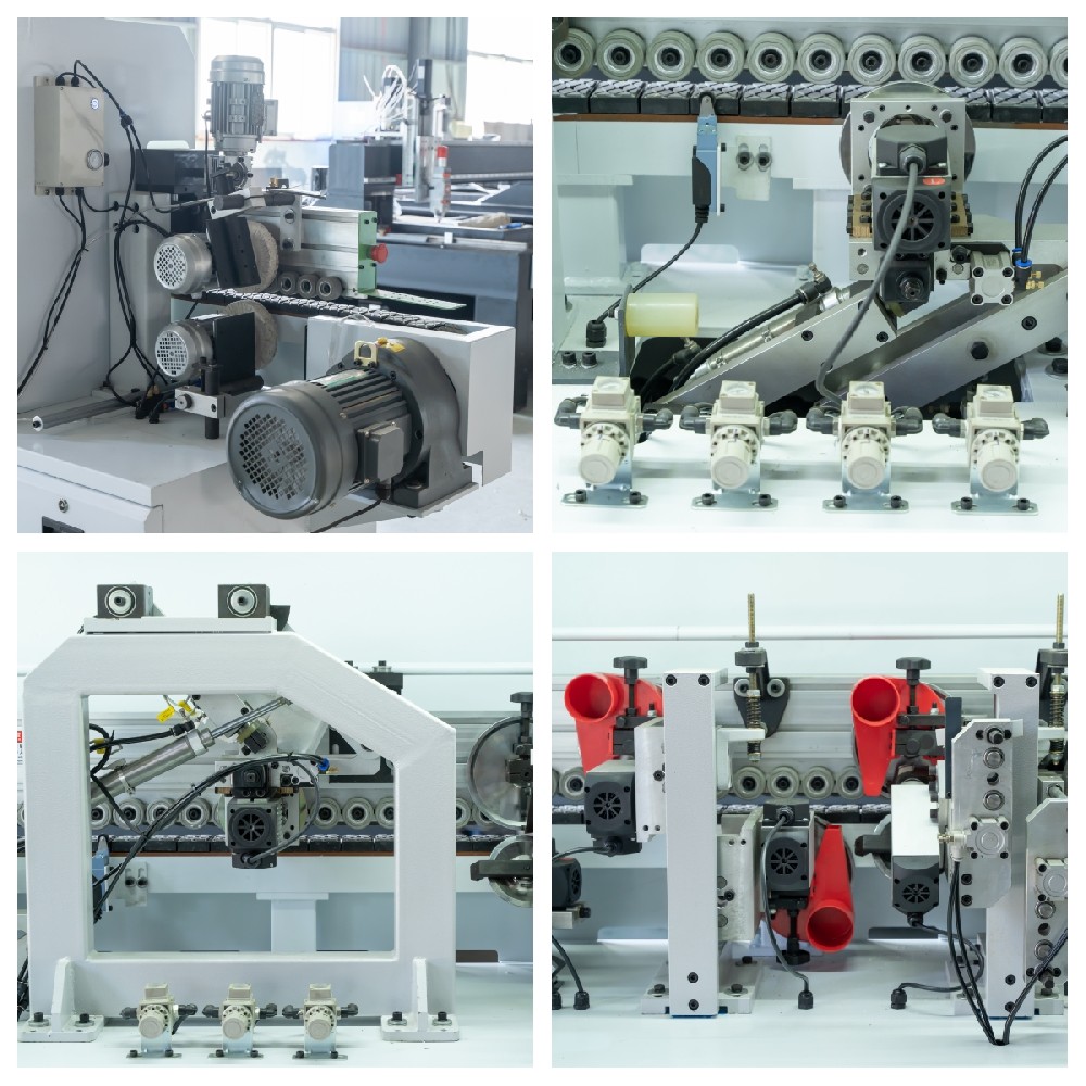 The steps of edge banding machine operation